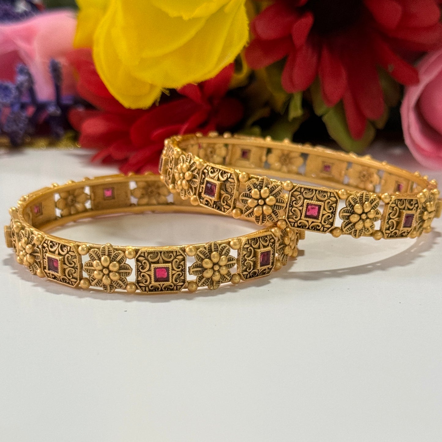 Antique Golden Bangles ph16