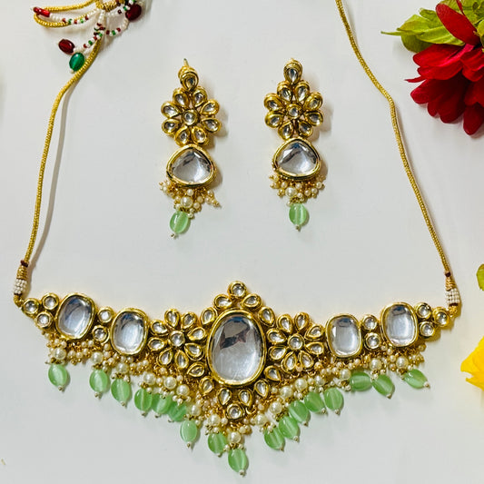 Kundan Necklace and Earrings ph70