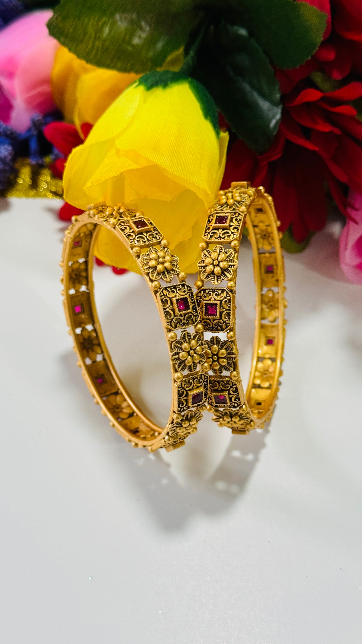 Antique Golden Bangles ph16