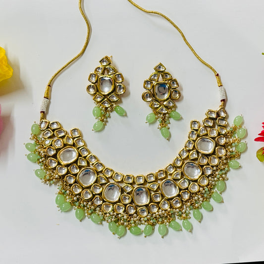 Kundan Necklace  And Earrings ph71