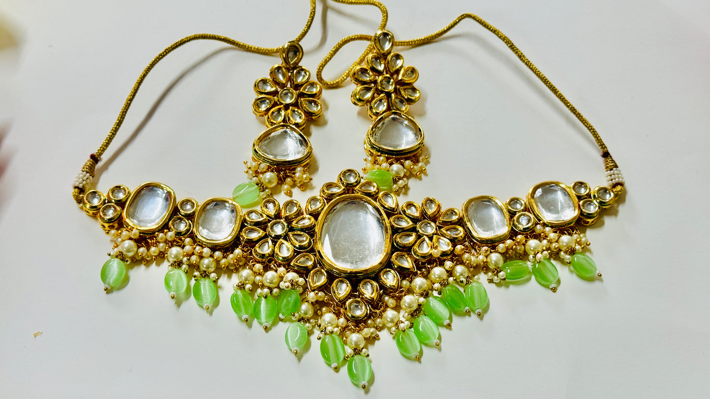 Kundan Necklace and Earrings ph70