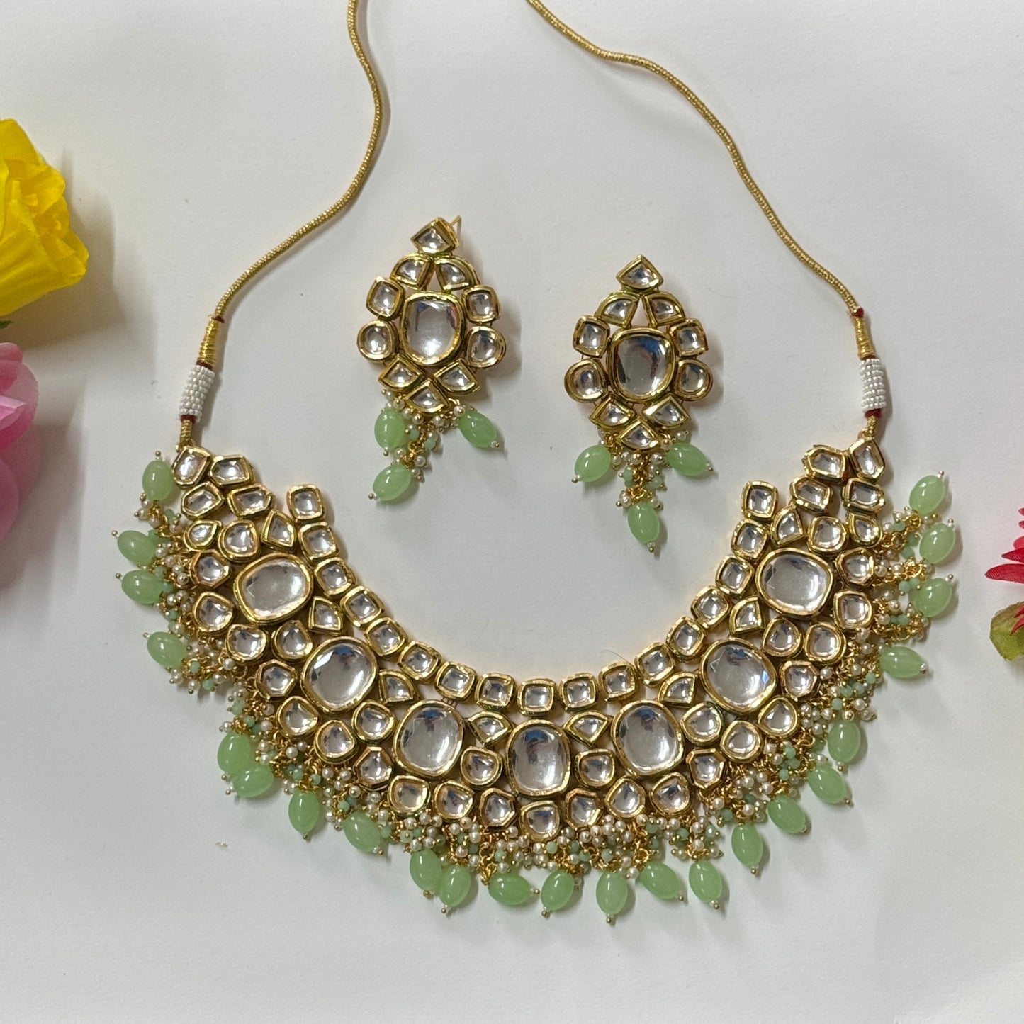 Kundan Necklace  And Earrings ph71