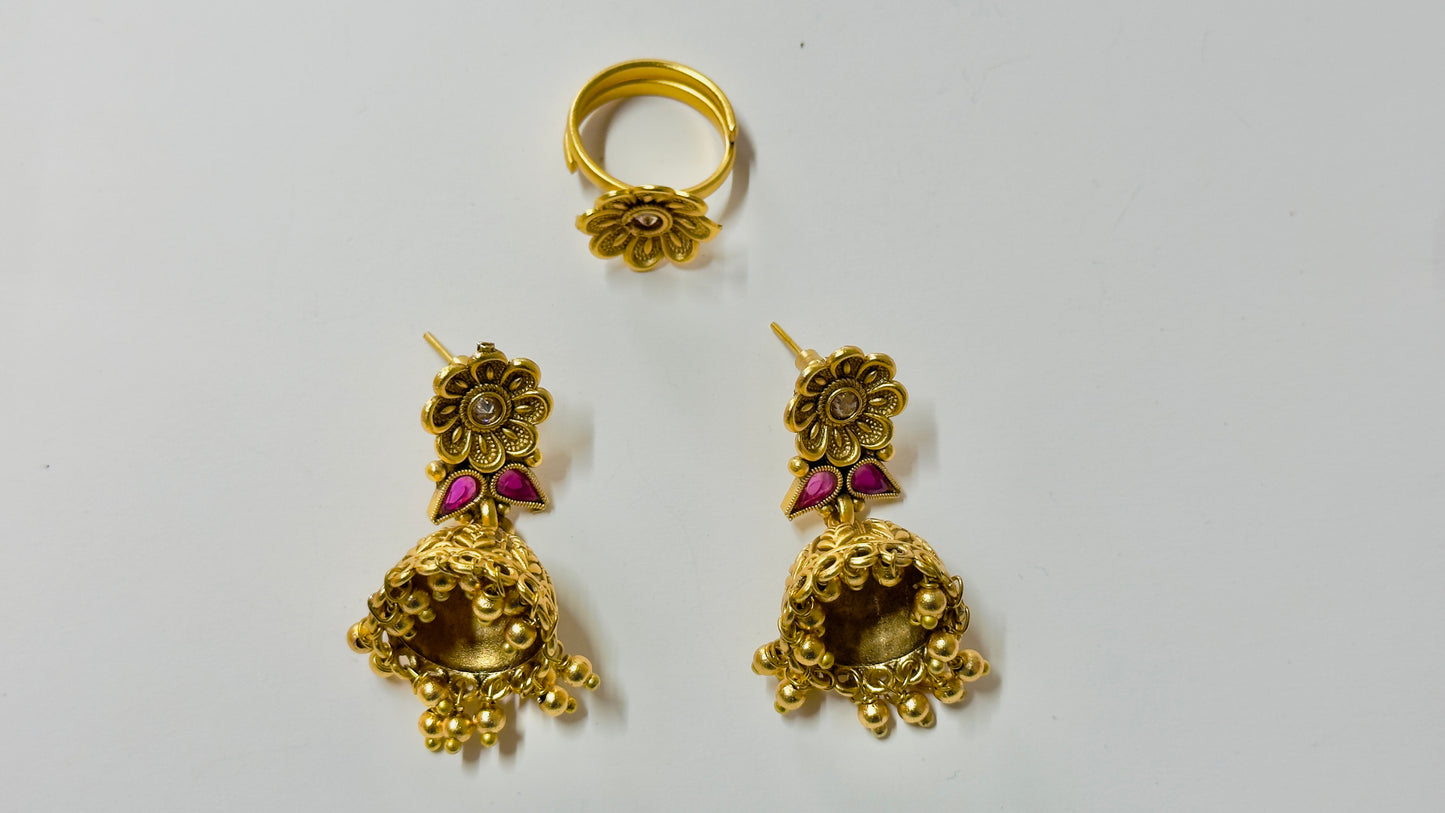 Earrings and Ring ph28