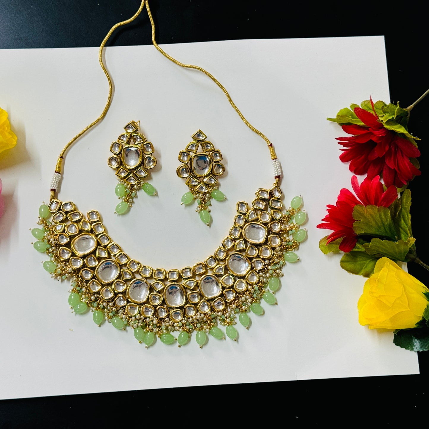 Kundan Necklace  And Earrings ph71